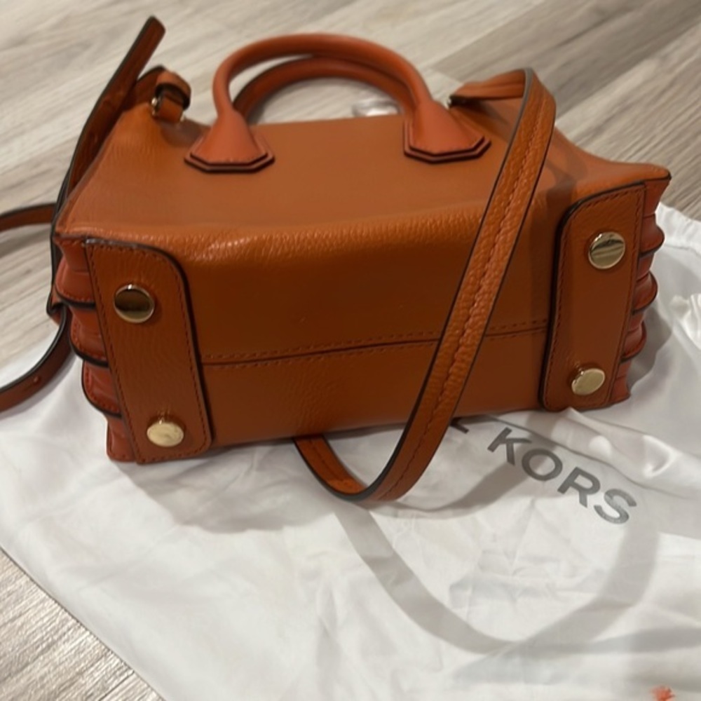 Michael kors orange satchel handbag‎ - Picture 7 of 9
